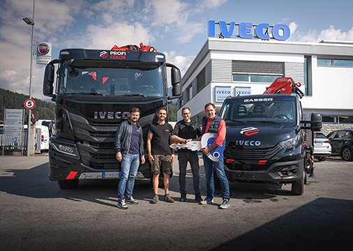 consegna proficolor truck iveco ridimensionata