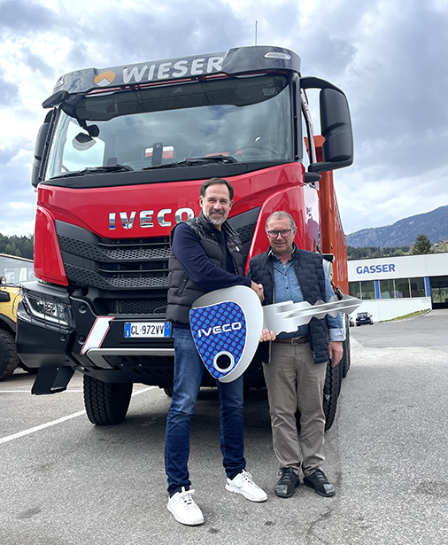 consegna iveco truck wieser ridimensionata